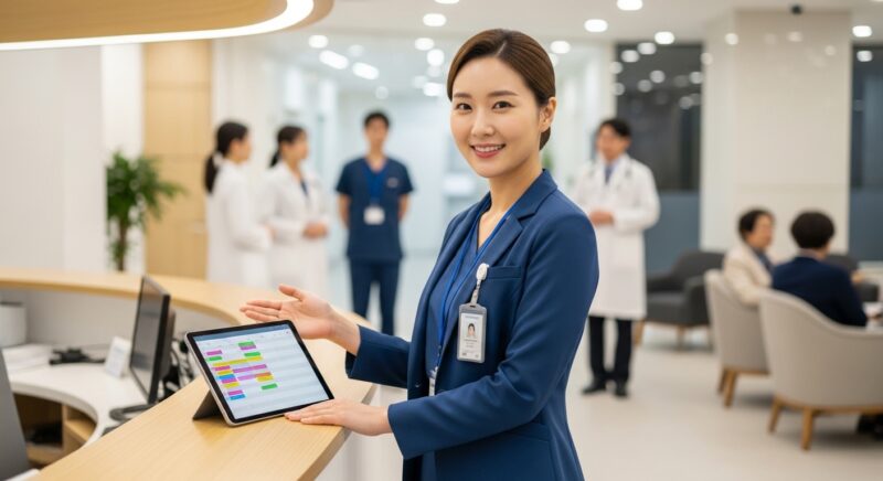 병원코디네이터 환자 접수 및 안내 업무